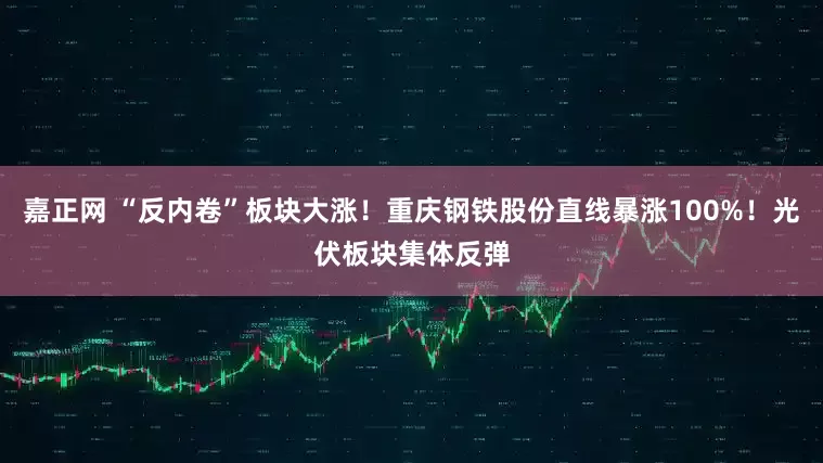 嘉正网 “反内卷”板块大涨！重庆钢铁股份直线暴涨100%！光伏板块集体反弹