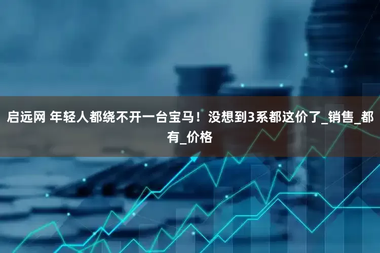 启远网 年轻人都绕不开一台宝马！没想到3系都这价了_销售_都有_价格
